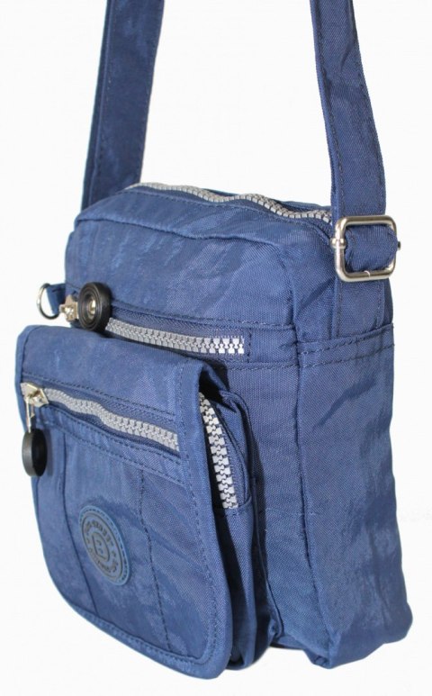 Stylowa Pozioma Torba Mała Na Ramię Bag Street NR 2225 GRANATOWY Stylowa Pozioma Torba Mała Na Ramię Bag Street NR 2225 GRANATOWY
