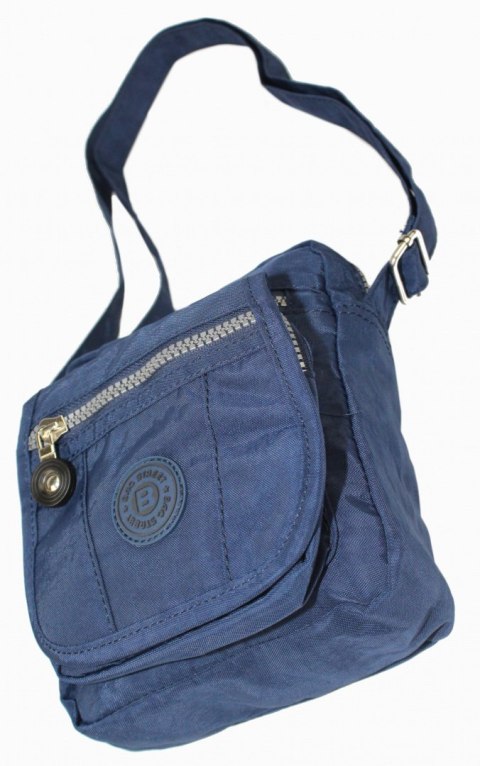 Stylowa Pozioma Torba Mała Na Ramię Bag Street NR 2225 GRANATOWY Stylowa Pozioma Torba Mała Na Ramię Bag Street NR 2225 GRANATOWY