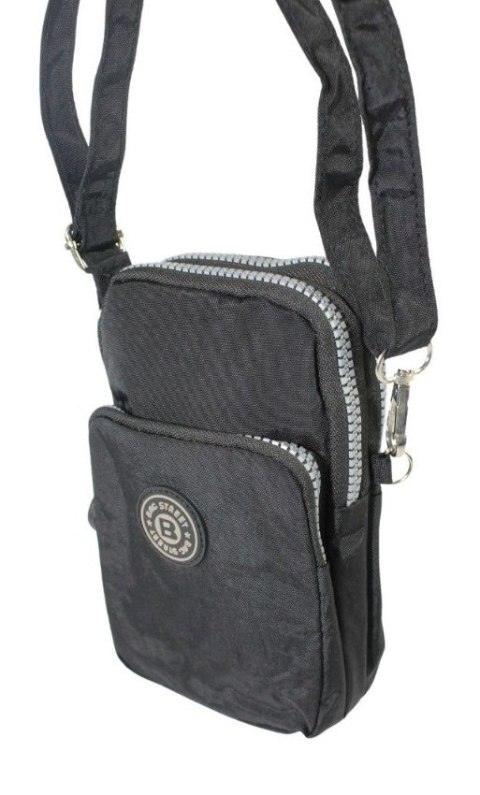Stylowa Pozioma Torba Mała Na Ramię Bag Street NR 2248 CZARNY 20 x 12 x 4 [cm]