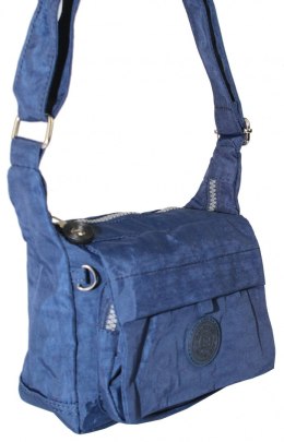 Stylowa Pozioma Torba Mała Na Ramię Bag Street NR 2251 GRANATOWY 17 x 7 x 15 [cm]