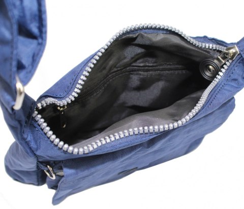 Stylowa Pozioma Torba Mała Na Ramię Bag Street NR 2251 GRANATOWY 17 x 7 x 15 [cm]