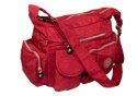 Stylowa Pozioma Torba Średnia Na Ramię Bag Street NR 2219 BORDOWY