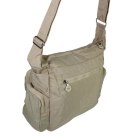 Stylowa Pozioma Torba Średnia Na Ramię Bag Street NR 2219 ECRU