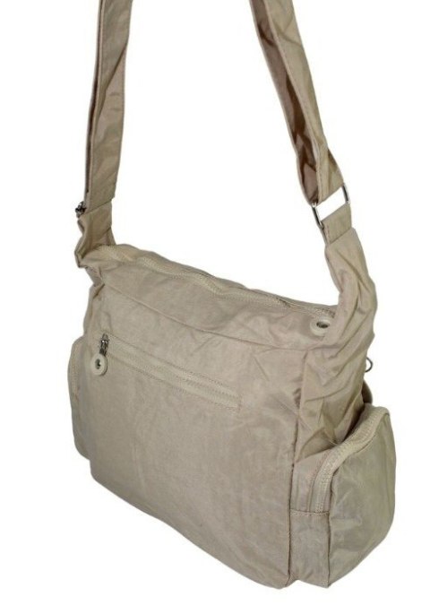 Stylowa Pozioma Torba Średnia Na Ramię Bag Street NR 2219 ECRU Stylowa Pozioma Torba Średnia Na Ramię Bag Street NR 2219 ECRU