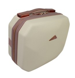 Ekskluzywny Kuferek Mały ROGOWSKI BALI 820 KREMOWY 31 x 31 x 19 11 Litrów