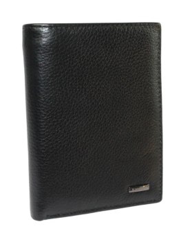 Elegancki Portfel Męski Skórzany NICOLAS 1003 Skóra Licowa Duży Pionowy Bez Zapięcia Na Magnes Suwak Na Bilon 13,5 x 10 x 2 [cm]