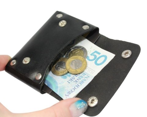 Elegancki Wizytownik Etui Na Karty/Wizytówki Polska Galanteria (PL) Skóra Naturalna 3194-HG 10 x 6,5 x 2 [cm]