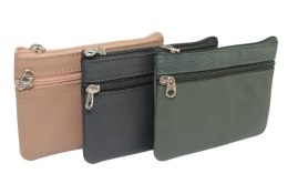 Etui Na Klucze Skórzane Polska Galanteria (PL) Skóra Naturalna Trzy Zamki Na Jeden Komplet Kluczy 34803 12 x 8,5 x 1 [cm]