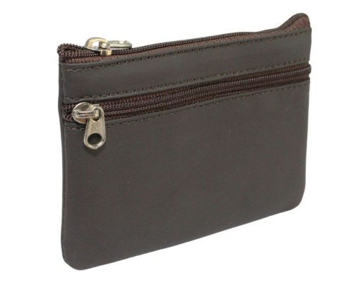 Etui Na Klucze Skórzane Polska Galanteria (PL) Skóra Naturalna Trzy Zamki Na Jeden Komplet Kluczy 34803 12 x 8,5 x 1 [cm]