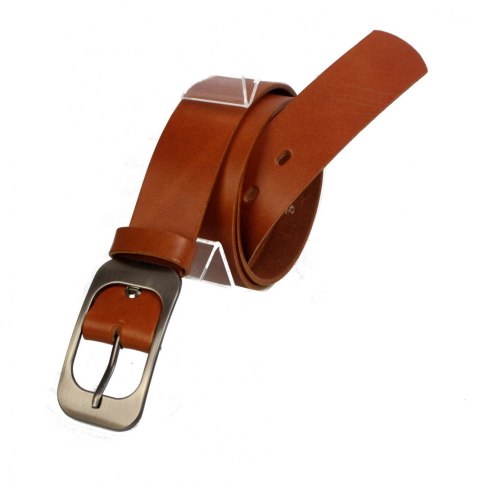 Pasek Damski Skórzany CEZ-MAR (PL) Skóra Naturalna Licowa Gładki 40 mm BRĄZOWY Pasek Damski Skórzany CEZ-MAR (PL) Skóra Naturalna Licowa Gładki 40 mm BRĄZOWY