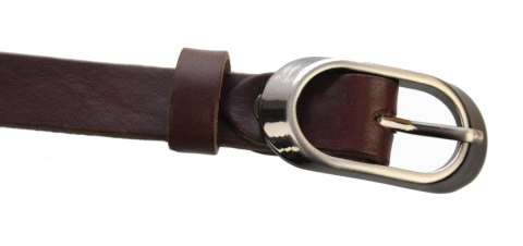 Pasek Damski Skórzany Gładki CezMar (PL) 20 mm Skóra Licowa CZEKOLADOWY Wąski Pasek Damski Skórzany Gładki CezMar (PL) 20 mm Skóra Licowa CZEKOLADOWY Wąski