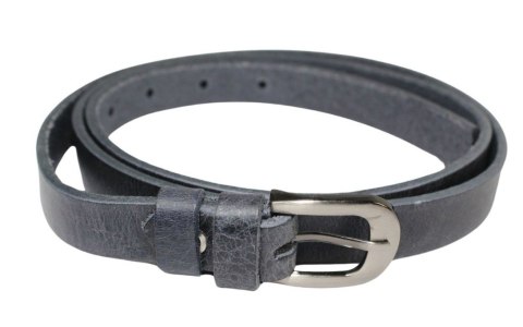 Pasek Damski Skórzany Gładki CezMar (PL) 20 mm Skóra Licowa GRANATOWY GNIECIONY Wąski Pasek Damski Skórzany Gładki CezMar (PL) 20 mm Skóra Licowa GRANATOWY GNIECIONY Wąski