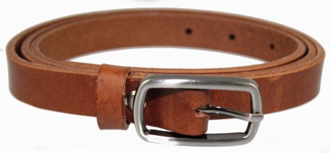 Pasek Damski Skórzany Gładki CezMar (PL) 20 mm Surowa Skóra BRĄZOWY Wąski Pasek Damski Skórzany Gładki CezMar (PL) 20 mm Surowa Skóra BRĄZOWY Wąski