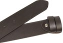 Pasek Skórzany Bez Klamry HADA (PL) Skóra Naturalna GŁADKI 40 mm CZEKOLADOWY P40BKB