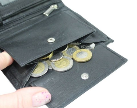 Portfel Męski Jennifer Jones Duży Pionowy Bez Zapięcia Dwa Skrzydełka Skóra Naturalna 5312-1 13 x 9,5 x 3 [cm]