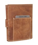 Portfel Męski Skórzany ALWAYS WILD Skóra Licowa Duży Pionowy Z Zapięciem RIFD N4L-CHM 13 x 10 x 2 [cm]