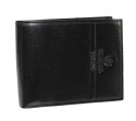Portfel Męski Skórzany EMPORIO VALENTINI Duży Skóra Bydlęca Poziomy Jedno Skrzydełko 563-292E CZARNY 12,5 x 10 x 2,5 [cm]