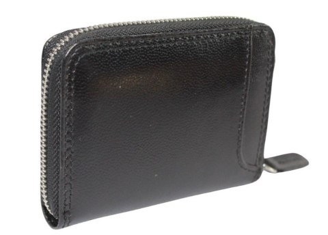 Portfel Skórzany Bułeczka VALENTINI Skóra Licowa Suwak 987 1228 10,5 x 8 x 2 [cm]