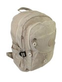 Praktyczny Plecak Materiałowy BAG STREET 2216 ECRU 35 x 26 x 15 cm 