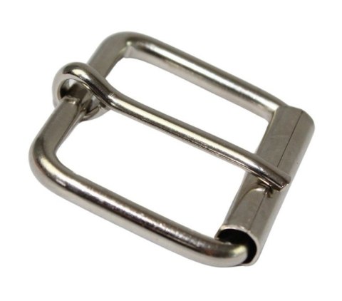 Solidna Beniklowa Metalowa Klamra Do Pasa 40 mm Jeden Rząd Dziurek Tulejka Solidna Beniklowa Metalowa Klamra Do Pasa 40 mm Jeden Rząd Dziurek Tulejka