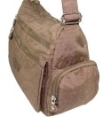 Stylowa Pozioma Torba Średnia Na Ramię Bag Street NR 2228 BRĄZOWY
