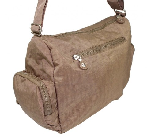 Stylowa Pozioma Torba Średnia Na Ramię Bag Street NR 2228 BRĄZOWY Stylowa Pozioma Torba Średnia Na Ramię Bag Street NR 2228 BRĄZOWY