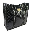Torebka Damska Materiałowa Peterson PTN RSPV 003 CZARNA Na Suwak 40 x 41 x 15 [cm]