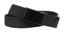 Pasek Parciany PolskaGalanteria Bawełniany PARCIAK 40 mm Z Czarną Klamrą Zatrzaskową Czarny Matowy Szeroki