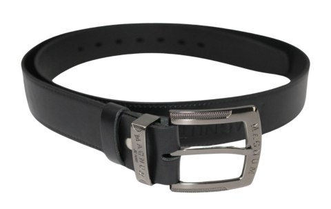 Pasek Skórzany COMPLEX (PL) Tłoczony Napis "MAGNUM JEANS" Skóra DW EXTRA 40 mm CZARNY Pasek Skórzany COMPLEX (PL) Tłoczony Napis "MAGNUM JEANS" Skóra DW EXTRA 40 mm CZARNY