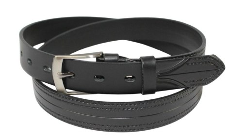 Pasek Skórzany CezMar (PL) TŁOCZONY 30 mm Skóra Naturalna CZARNY Pasek Skórzany CezMar (PL) TŁOCZONY 30 mm Skóra Naturalna CZARNY