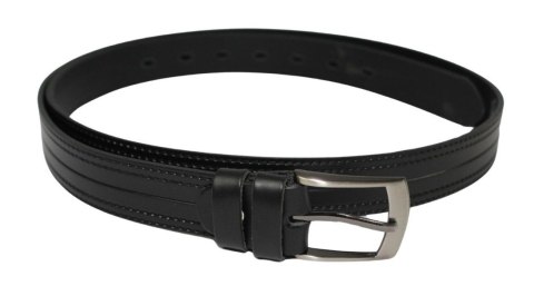 Pasek Skórzany CezMar (PL) TŁOCZONY 30 mm Skóra Naturalna CZARNY Pasek Skórzany CezMar (PL) TŁOCZONY 30 mm Skóra Naturalna CZARNY
