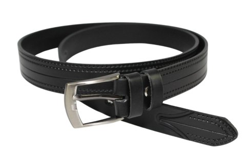 Pasek Skórzany CezMar (PL) TŁOCZONY 30 mm Skóra Naturalna CZARNY Pasek Skórzany CezMar (PL) TŁOCZONY 30 mm Skóra Naturalna CZARNY