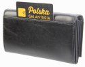 Portfel Damski Z.RICARDO (PL) Długi Z Klapką I Klamrą Wewnątrz Skóra Naturalna Licowa ZR036