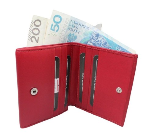 Praktyczny Portfel Uniwersalny Jennifer Jones KOMINEK Na Bilon 5834 Skóra Licowa Super Wygodny 11 x 9,5 x 2 [cm]