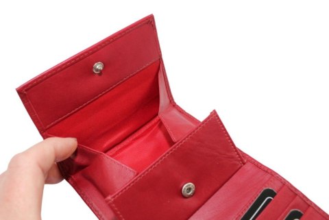 Praktyczny Portfel Uniwersalny Jennifer Jones KOMINEK Na Bilon 5834 Skóra Licowa Super Wygodny 11 x 9,5 x 2 [cm]