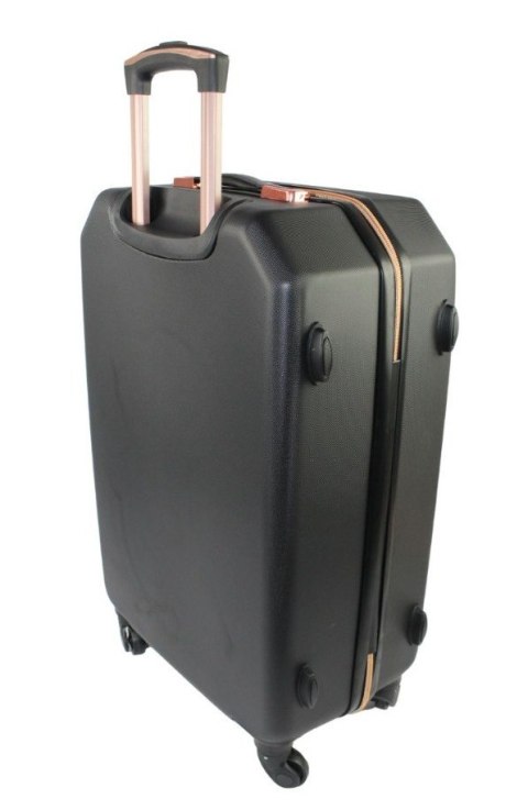 Średnia Ekskluzywna Walizka Turystyczna ROGOWSKI BALI 820 CZARNA 67 x 45 x 24 61 litry Średnia Ekskluzywna Walizka Turystyczna ROGOWSKI BALI 820 CZARNA 67 x 45 x 24 61 litry