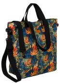 Torebka Damska Listonoszka Materiałowa Rovicky (PL) R-TZ15605/S14 Na Suwak 47 x 40 x 17,5 [cm]