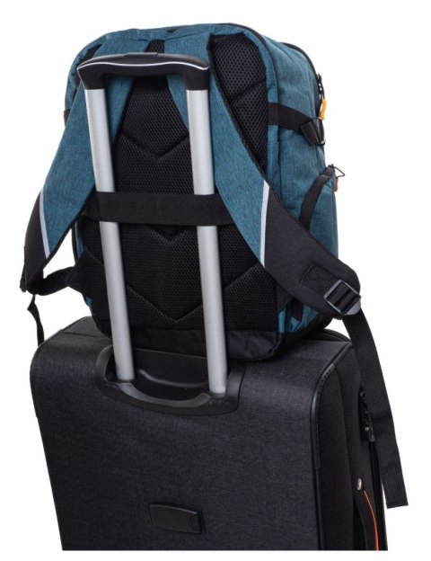 Wytrzymały Plecak Podróżny RGL PL01 CZARNY 40 x 30 x 20 [cm] 24 Litry do samolotu WIZZAIR