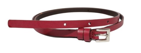 Damski Skórzany Pasek PolskaGalanteria.pl 10 mm BURACZKOWY Srebna Klamra Damski Skórzany Pasek PolskaGalanteria.pl 10 mm BURACZKOWY Srebna Klamra