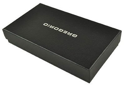 Portfel Damski Skórzany GREGORIO Duży Z Suwakiem Lakierowany RFID GF-112 CZERWONY 15 x 10 x 4 [cm]