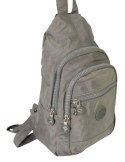 Praktyczny Plecak Materiałowy Kresz Wodoodporny BAG STREET 2257 SZARY 35 x 21 x 12 [cm]