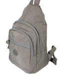 Praktyczny Plecak Materiałowy Kresz Wodoodporny BAG STREET 2257 SZARY 35 x 21 x 12 [cm]