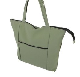 Torebka Na Zakupy Antoszczyk (PL) MARTA Ze Skóry Włoskiej Model Duży 41 x 38 x 8 [cm] ZIELONY 