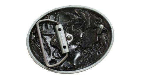 Klamra Bezniklowa Do Paska Sprzączka Pełna Blaszka Z Bolczykiem 40 mm Metalowa Solidna KBOL40/109 "SREBRNY JELEŃ" Klamra Bezniklowa Do Paska Sprzączka Pełna Blaszka Z Bolczykiem 40 mm Metalowa Solidna KBOL40/109 "SREBRNY JELEŃ"