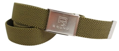 Pasek Gumowa Plecionka Polska Galanteria (PL) Super Rozciągliwy 40 mm Klamra Zatrzaskowa Szeroki Zakres Zapinania OLIWKOWY