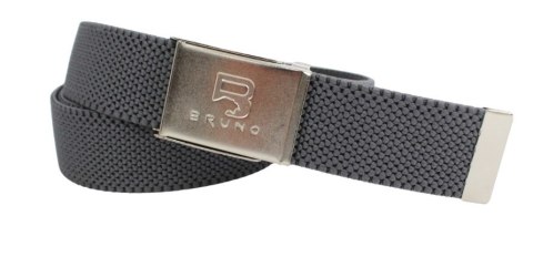 Pasek Gumowa Plecionka Polska Galanteria (PL) Super Rozciągliwy 40 mm Klamra Zatrzaskowa Szeroki Zakres Zapinania POPIELATY