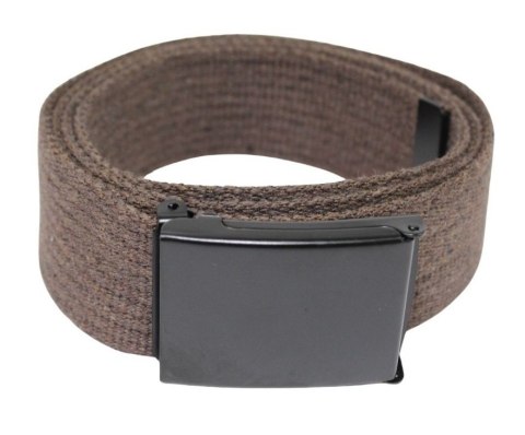 Pasek Parciany PolskaGalanteria Bawełniany PARCIAK 40 mm Z CZARNĄ Bezniklową Klamrą Zatrzaskową CZEKOLADOWY Szeroki Pasek Parciany PolskaGalanteria Bawełniany PARCIAK 40 mm Z CZARNĄ Bezniklową Klamrą Zatrzaskową CZEKOLADOWY Szeroki