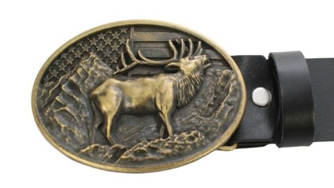 Pasek Skórzany COMPLEX (PL) Skóra Licowa 40 mm Klamra Pełna Na Bolczyk BLASZKA KBOL40/110 "ZŁOTY JELEŃ " Pasek Skórzany COMPLEX (PL) Skóra Licowa 40 mm Klamra Pełna Na Bolczyk BLASZKA KBOL40/110 "ZŁOTY JELEŃ "