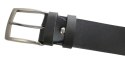 Pasek Skórzany Męski PAS-MAX (PL) Gładki 40 mm CLASSIC Skóra Naturalna DW EXTRA CZARNY k91