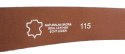 Pasek Skórzany Męski PAS-MAX (PL) Gładki 40 mm CLASSIC Skóra Naturalna DW EXTRA CZARNY k91